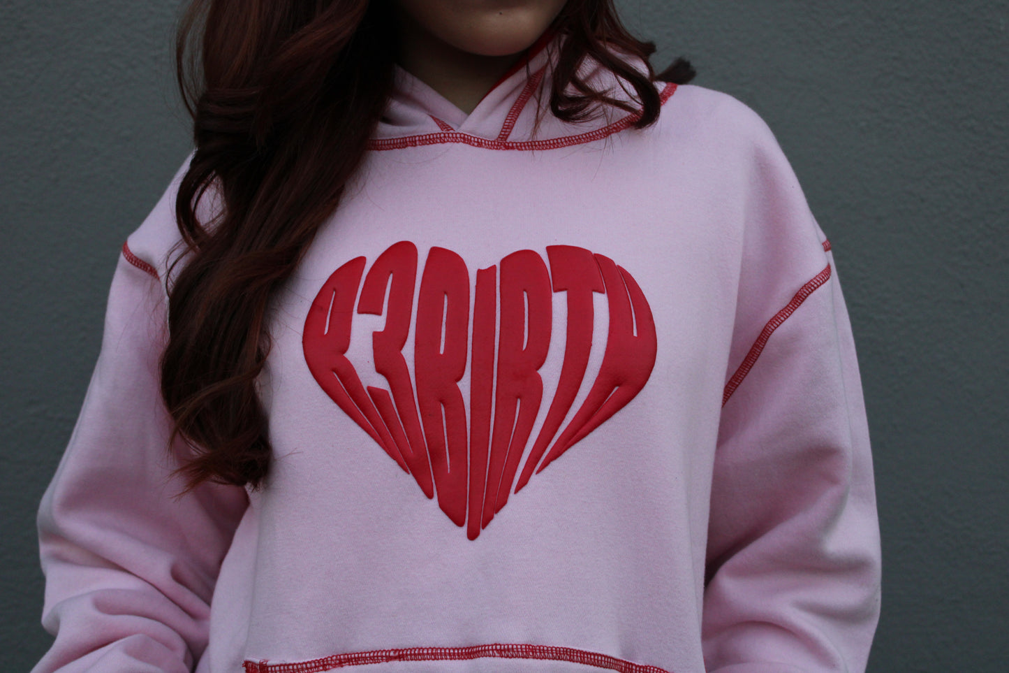 Valentine's R3BIRTH Heart Logo Hoodie