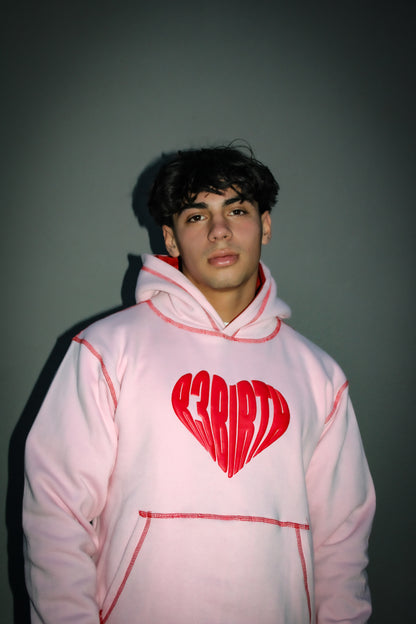 Valentine's R3BIRTH Heart Logo Hoodie