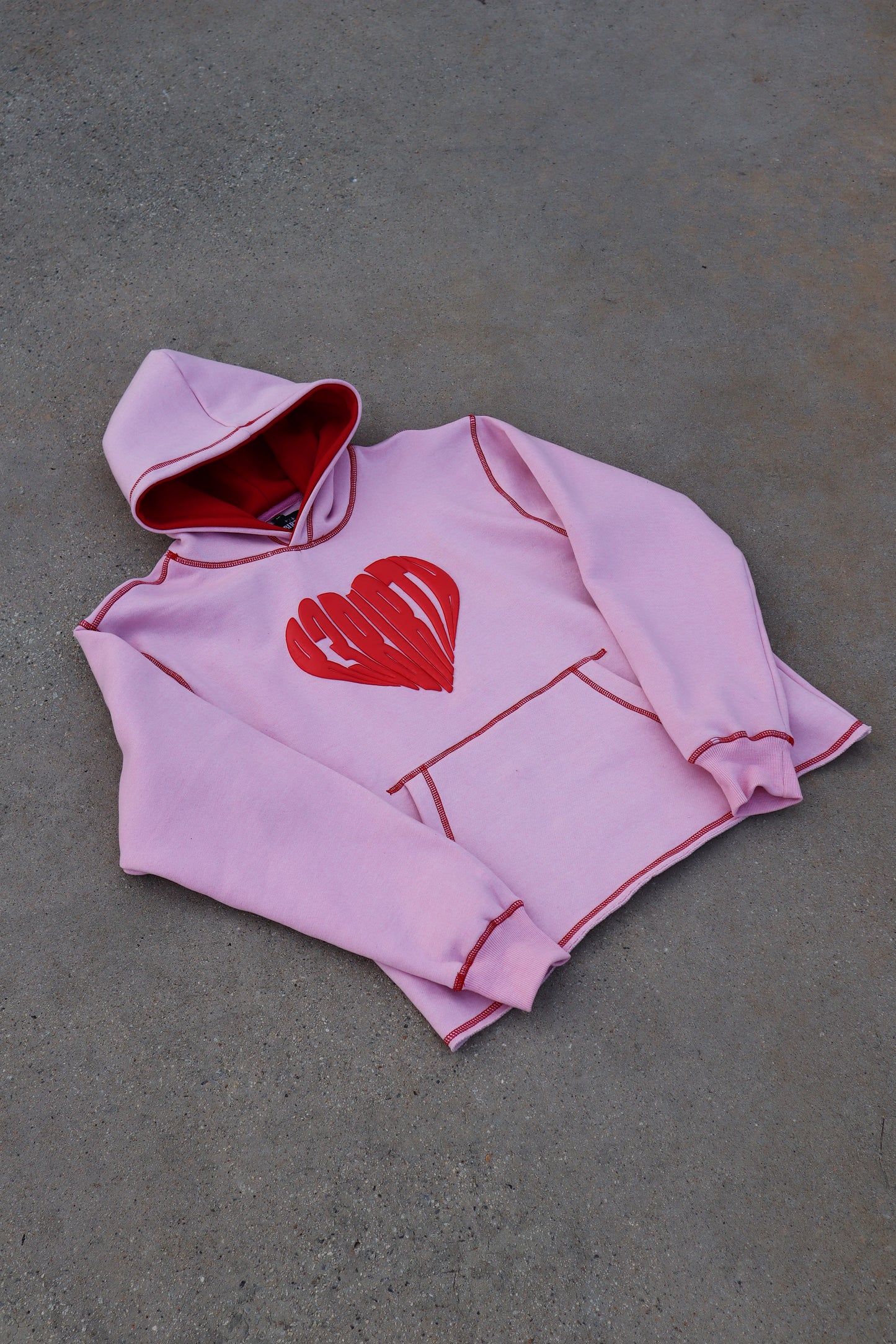 Valentine's R3BIRTH Heart Logo Hoodie