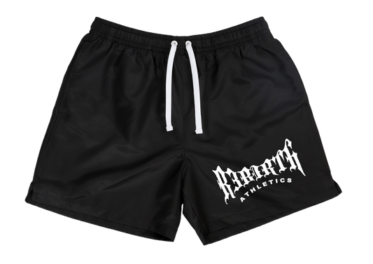 Nylon "R3BIRTH ATHLETICS" Shorts