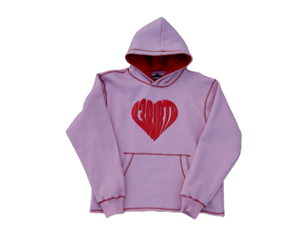 Valentine's R3BIRTH Heart Logo Hoodie